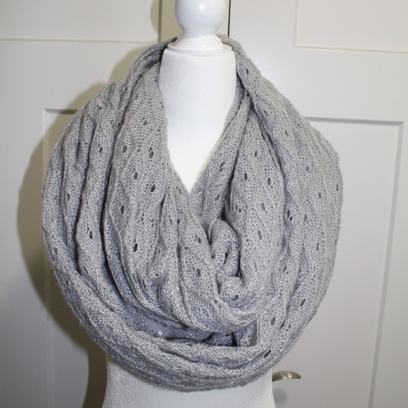 Gray Infinity Scarf - Picture 1 of 2